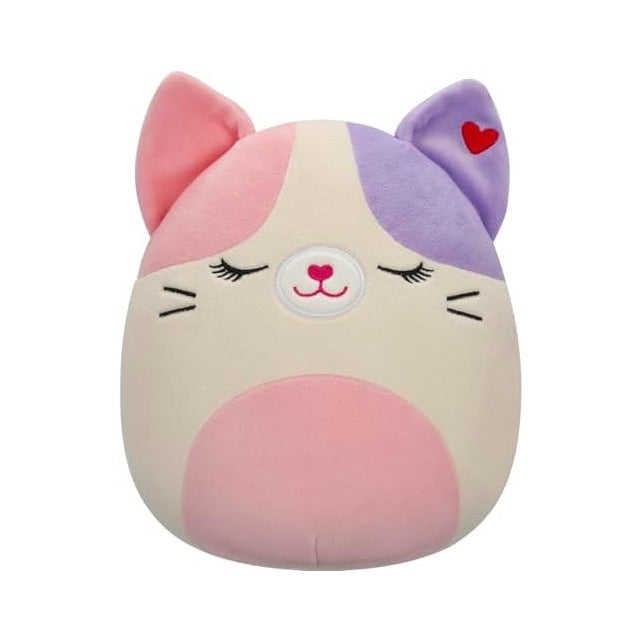 Original 8in Nell The Pink and Purple Calico Cat – Official Jazwares Plush (Little)