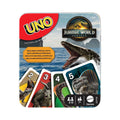Jurassic World Rebirth Card Game in a Collectible Tin for Kids, Adults & Family with Special Rule & Images Inspired by The Movie