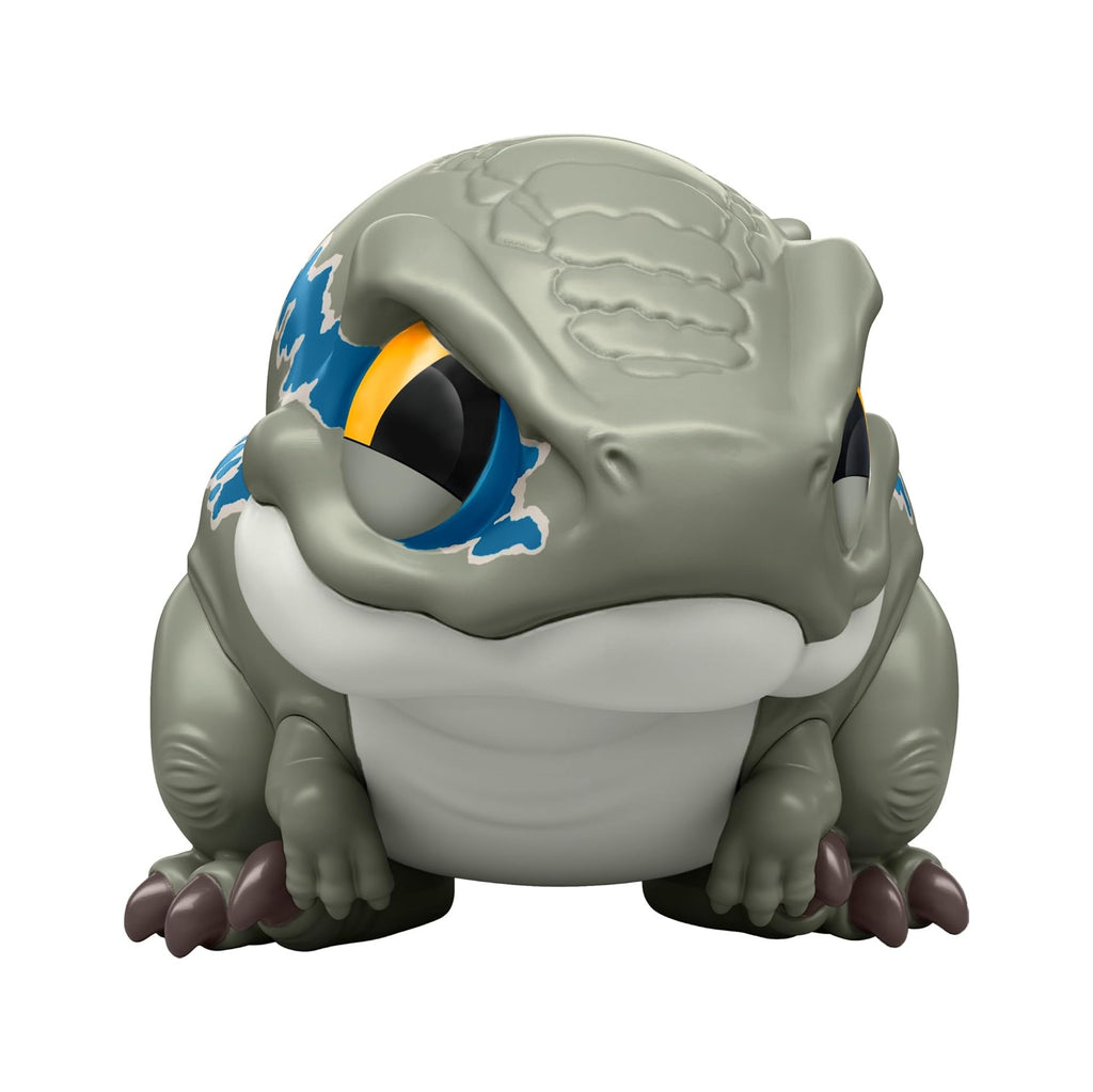 Jurassic World Bite Club Dinosaur Action Figure & Accessory, Velociraptor 'Blue' Chubby-Stylized Toy Dino Collectible