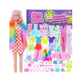 54 Pcs, 11.5 inch Doll Included, Extra Trendy Doll Clothes & Accessories Set | Girls Gift for Ages 5-7, Kids Toys for 3, 4, 5, 6, 7, 8 Year Old Birthdays or Any Occasion