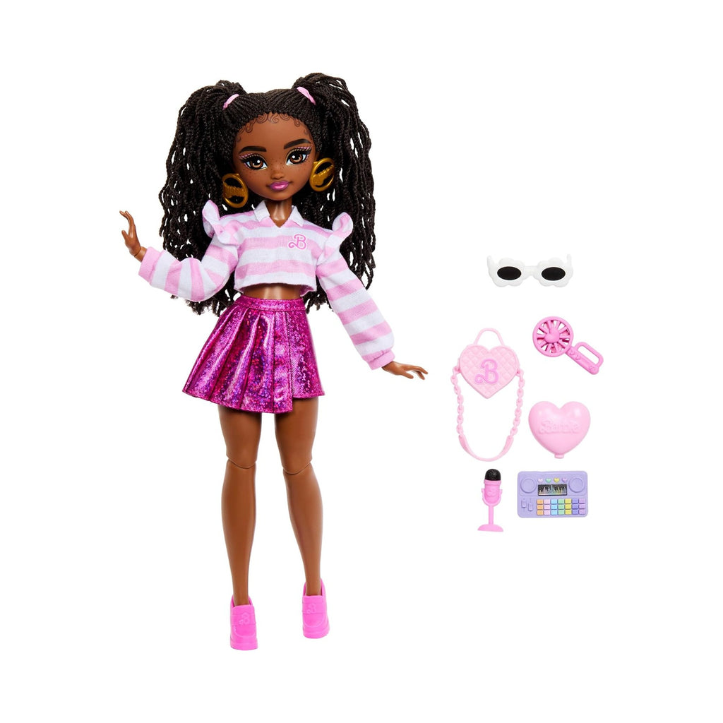 Dream Besties Brooklyn” Fashion Doll & Accessories, Posable with Brunette Hair & Dance-Themed Toy Pieces