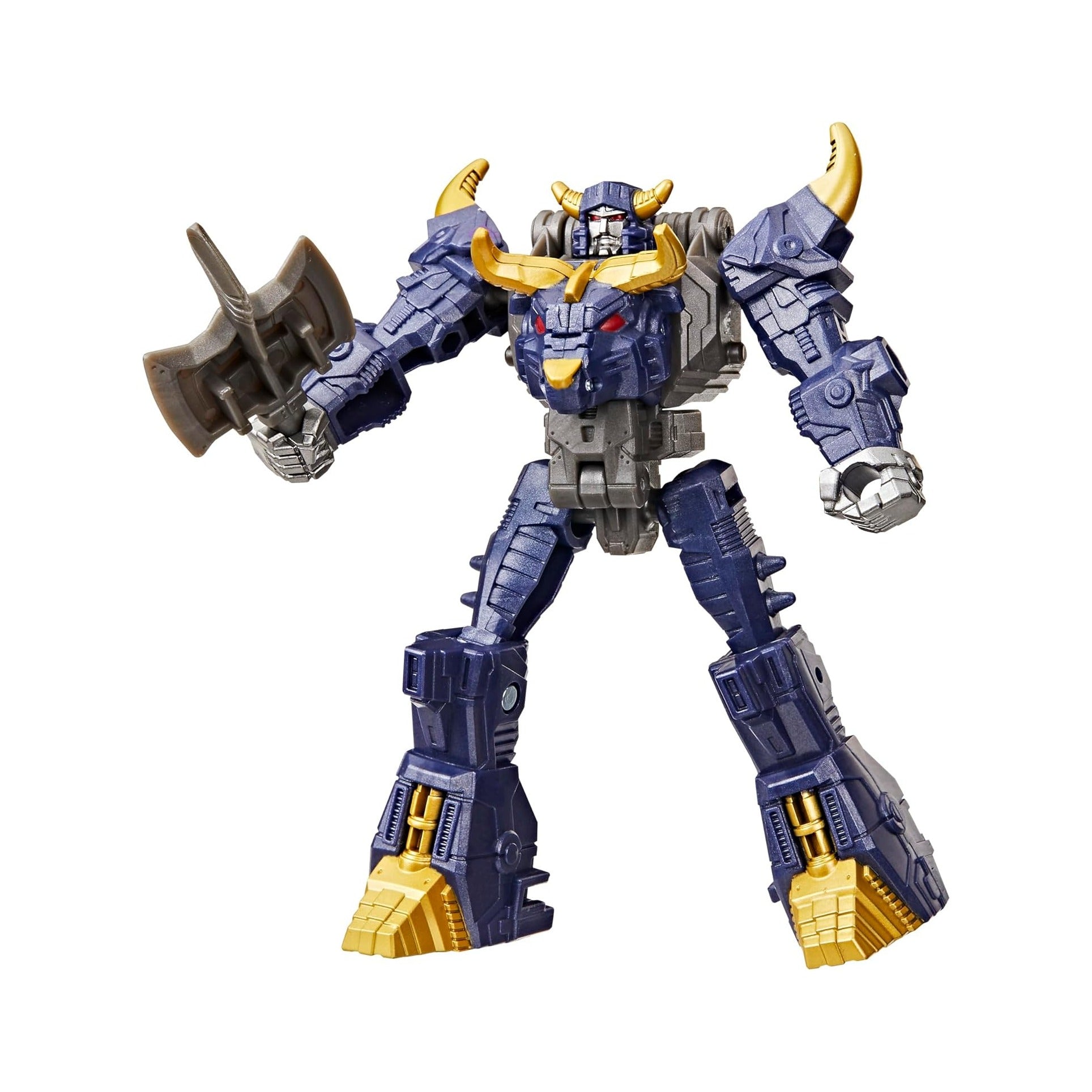 Megatron Cyber Changers 4-Inch Action Figure, Quick Change to Bull Mode, Robot Toys for Boys and Girls 6 and Up