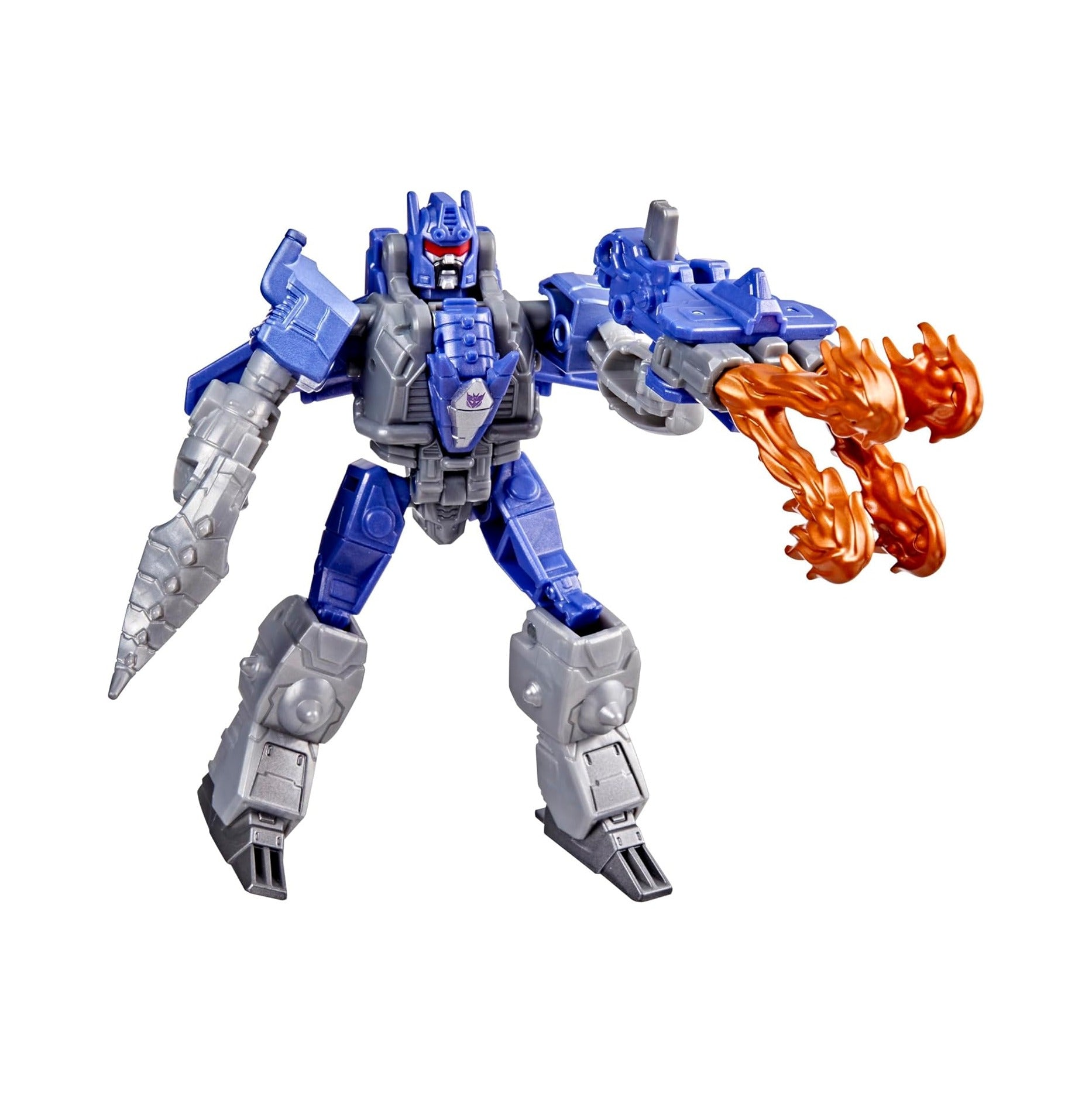 CYBERWORLD Galvatron Armored Cyber Changers 4-Inch Action Figure, Quick Change to Dragon Mode, Robot Toys for Boys and Girls 6 and Up