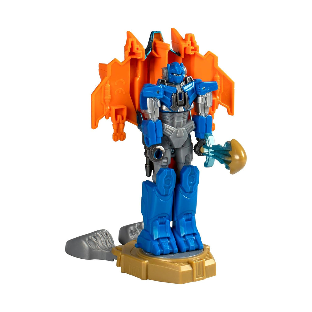 One Robot Battlers Sentinel Prime, 4.5-Inch Robot Action Figure, Interactive Toys for Boys and Girls Ages 6 and Up