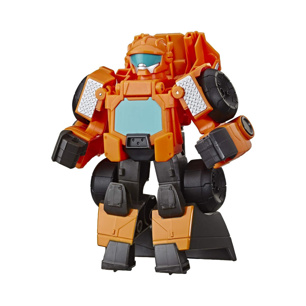 Transformers Playskool Heroes Rescue Bots Academy Wedge The Construction-Bot Converting Toy Robot, 6-Inch Collectible Action Figure for Kids Ages 3 and Up (Amazon Exclusive)