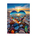 Puzzles for Adults 1000 Pieces, Love Pebbles Beach Puzzle, Impossible Difficult Hard Fun 1000 Piece Jigsaw Puzzles for Adults