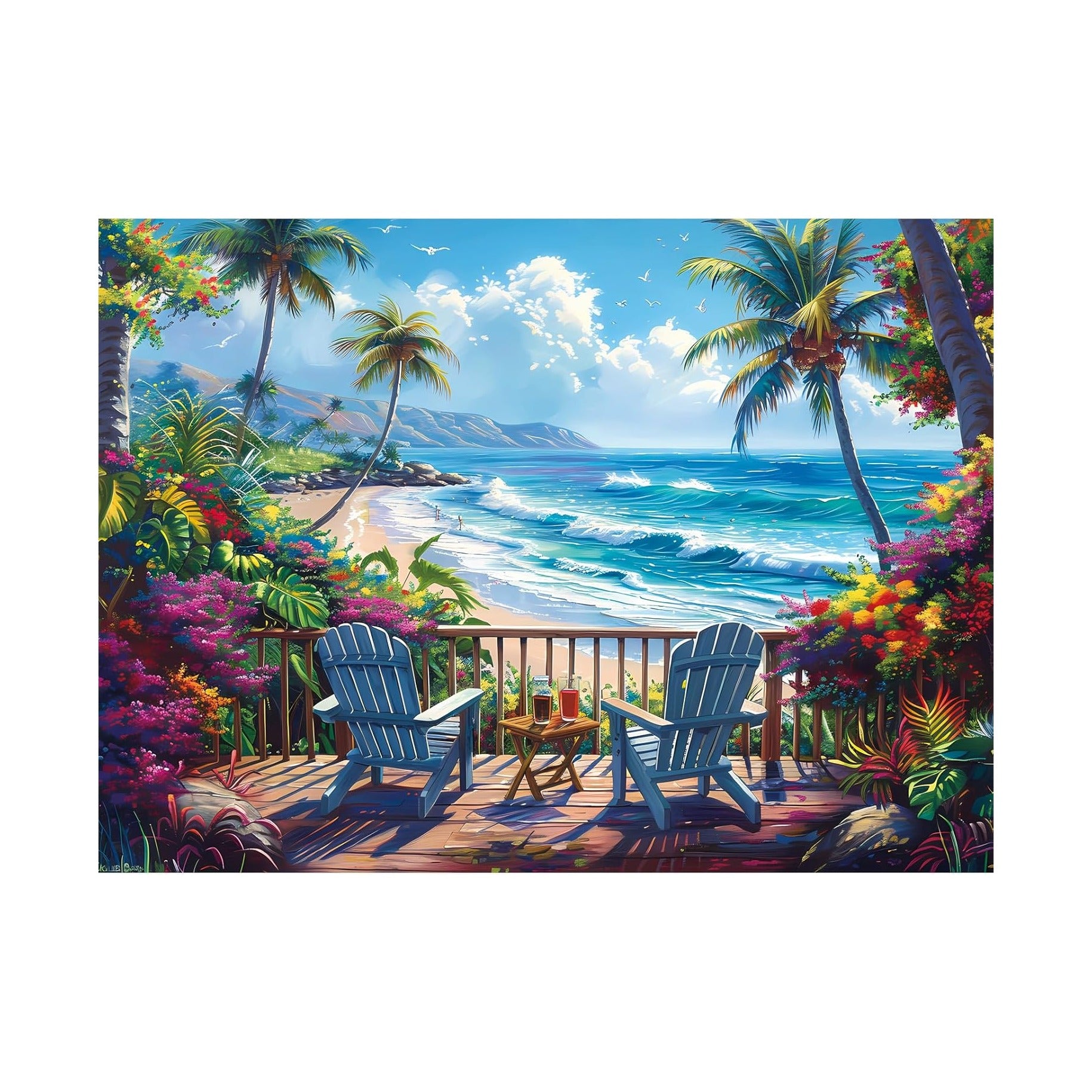 Jigsaw Puzzles for Adults 500 Pieces, Interlock Perfectly Letter on Back No Dust, Home Decor Birthday Party Gift Toy for Men Women Elders Seniors, 1:1 Poster Educational Toys & Games | 20.5 x 15 in