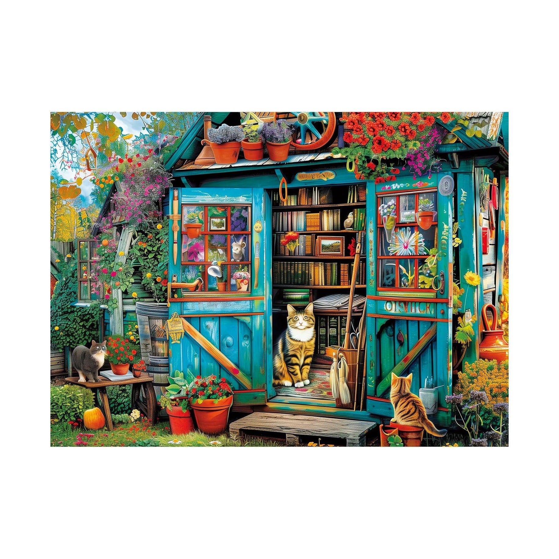 Puzzles for Adults 500 Pieces Jigsaw Puzzle Pig Dog Puzzles for Adults Teens Colorful Animals Puzzle Challenging Puzzle Family Games Precision-Cut Vibrant Imagery, 20.5 x 15 in