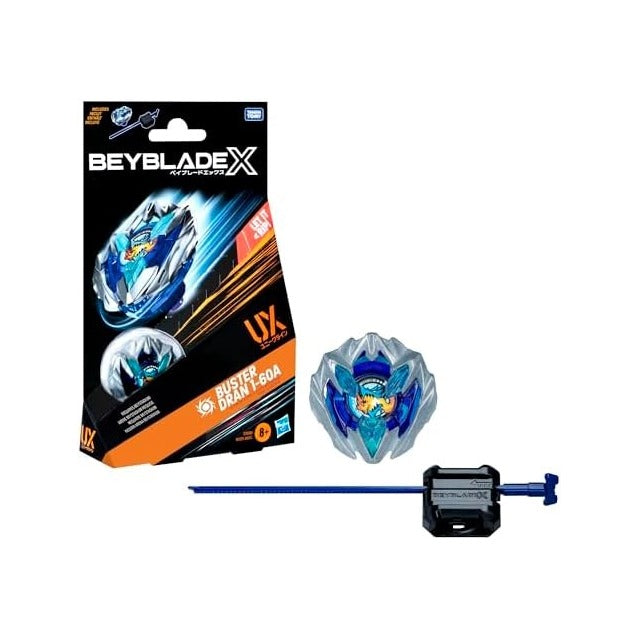 Beyblade X Buster Dran 1-60A UX Starter Pack Set with Attack Type Top and Launcher; Authentic Takara Tomy Battle Tops Games/Toys for Boys and Girls 8+