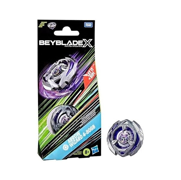 Beyblade X Arrow Wizard 4-80GB Booster Pack Set with Stamina Type Top; Authentic Takara Tomy Battle Tops Games/Toys for Boys and Girls 8+