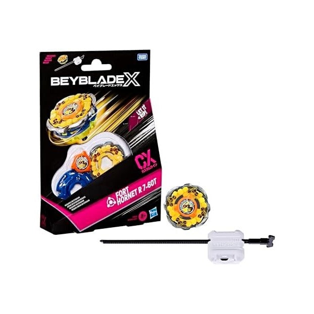 Beyblade X Fort Hornet R 7-60T CX Starter Pack Set, Takara Tomy Balance Type Top and Launcher, Battling Tops Game Toys, Ages 8+