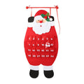 Christmas Advent Calendar 2025, 3D Felt Hanging Advent Calendar Reusable Countdown to Christmas Calendar for Kids Christmas Decorations Gifts