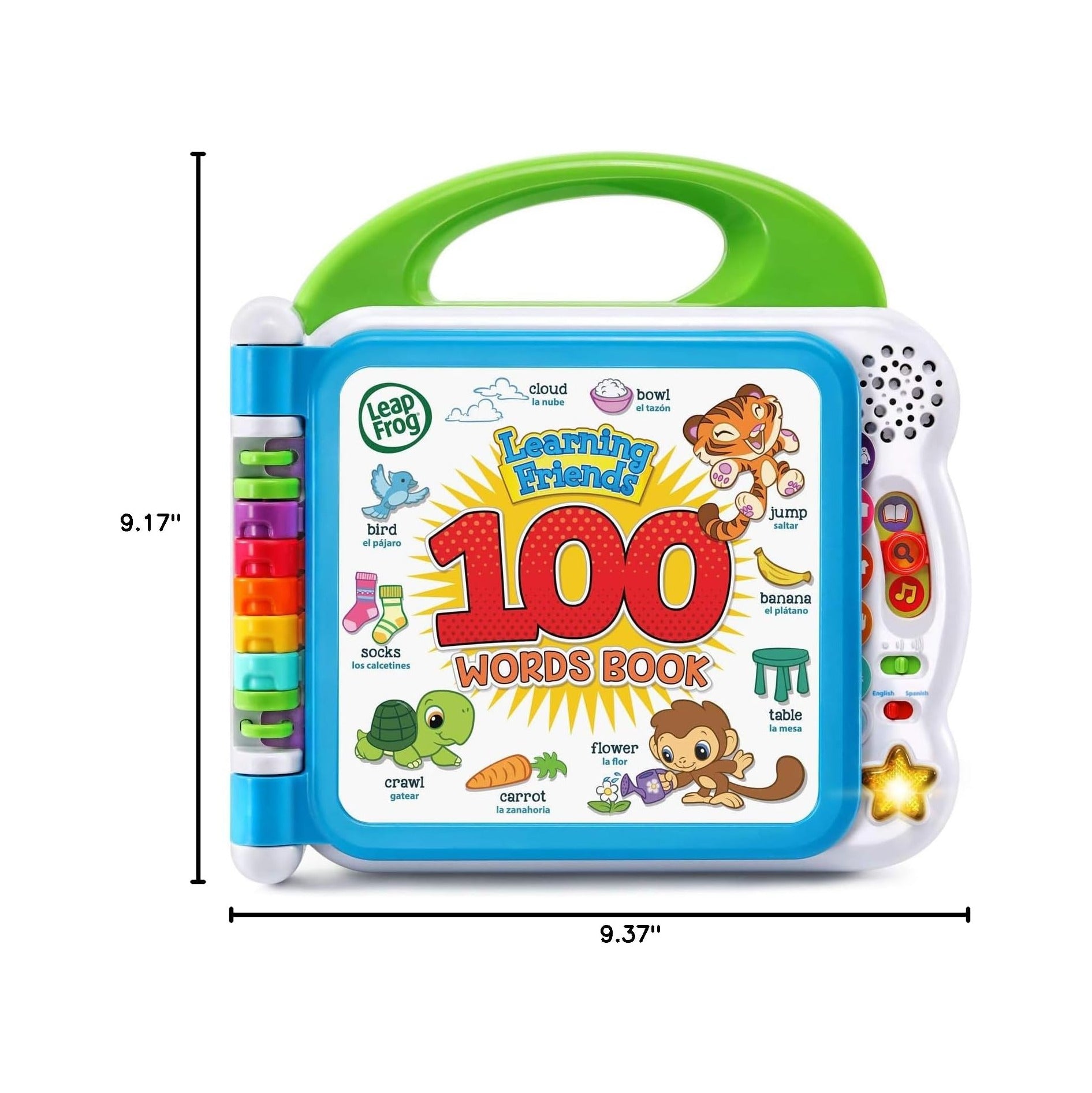 Learning Friends 100 Words Book, Green