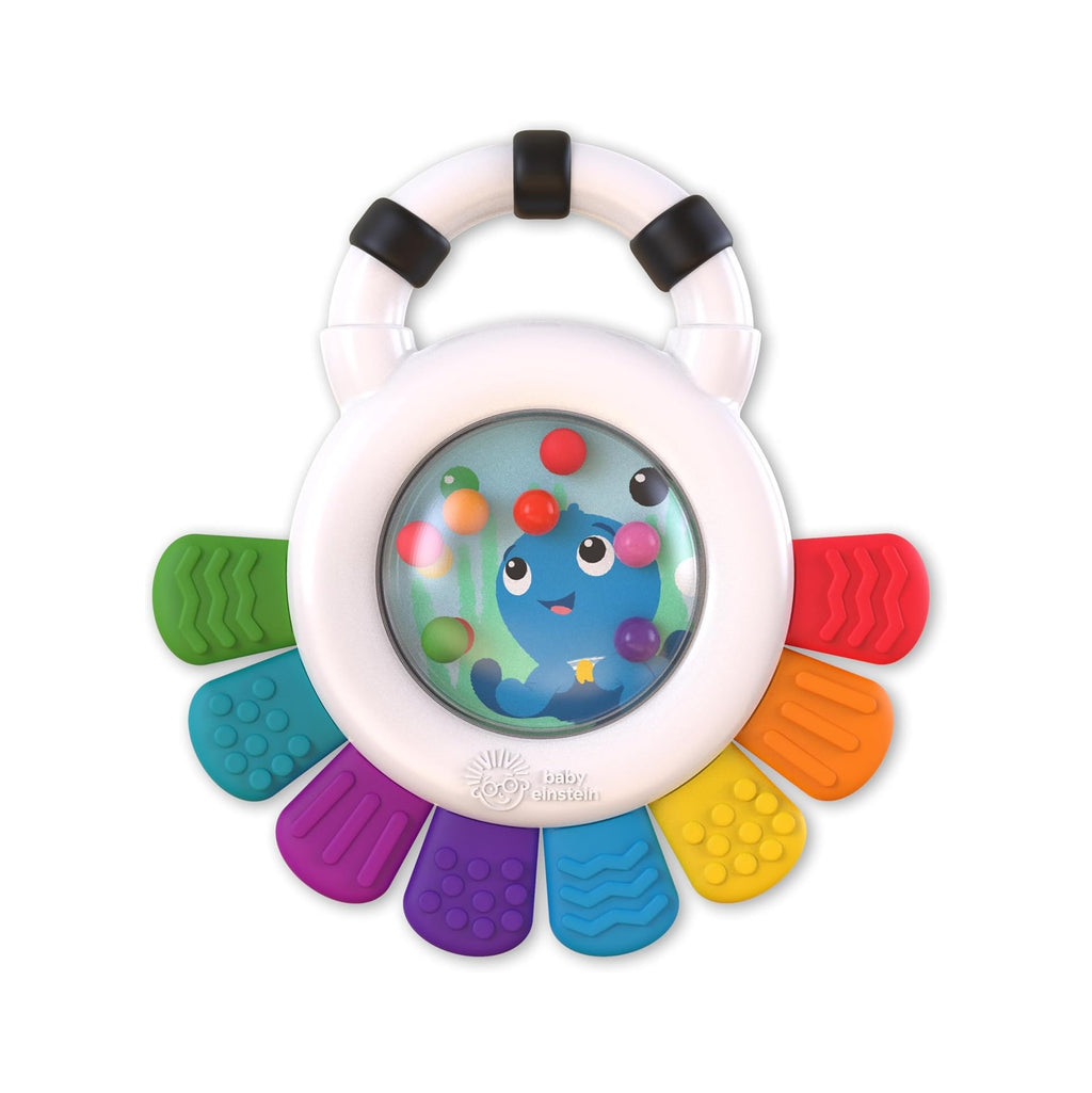 Outstanding Opus The Octopus Sensory Rattle & Teether Multi-Use Toy, BPA Free & Chillable, 3 Months & up, Multicolored