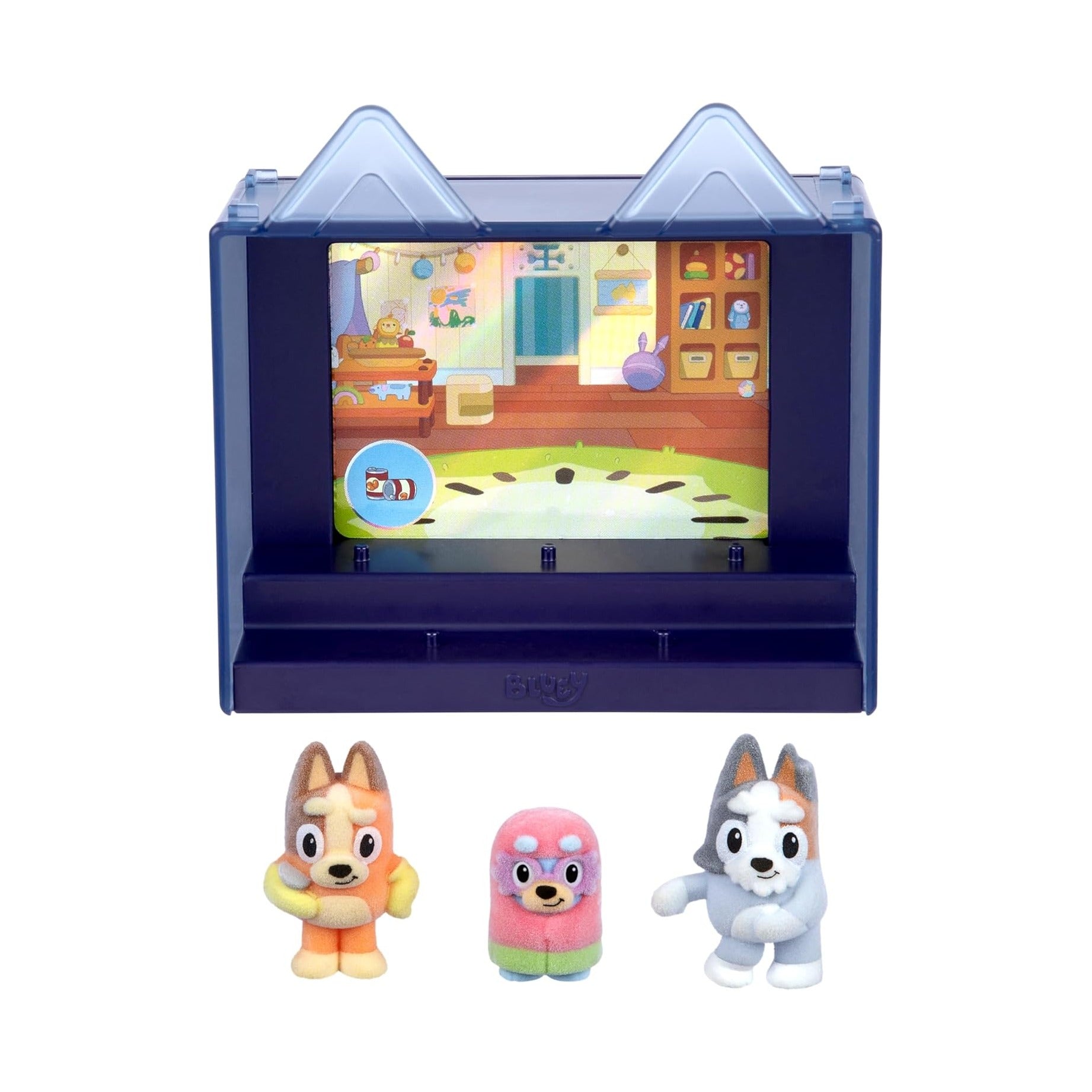 Fuzzies Episode Pack: Grannies. with 3 Specially Flocked Collectible Mini-Figures (Incl. 1 Exclusive), Display Case, Trading Card, and Collector's Guide. 80 to Collect in Series 1!