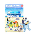 Bluey Aqua Art - Reusable Water Reveal Activity Pages With Water Pen for No-Mess Drawing and Coloring