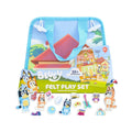 Felt Playhouse, Double-Sided Play Scene with Built-in Storage, 20 Felt Characters & Accessories, Travel-Friendly Bluey Toys, Road Trip Essentials, Toddler Activities, Fun Toys & Games