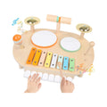 Toddler Drum Set for Kids, Wooden Montessori Toys for 2 Year Old, Baby Musical Instruments Percussion Set with Xylophone, Toddler Gifts for 2 3 4 Year Old Girls Boys Kids
