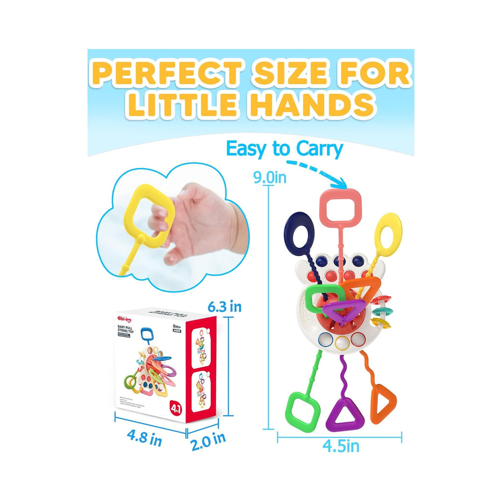 Baby Sensory Montessori Toys for 6-12-18 Months, Toddler Easter Basket Stuffers Birthday Gift Travel Toys for 1 2 Year Old Boy Girl Infant 8 9 10 Months Old