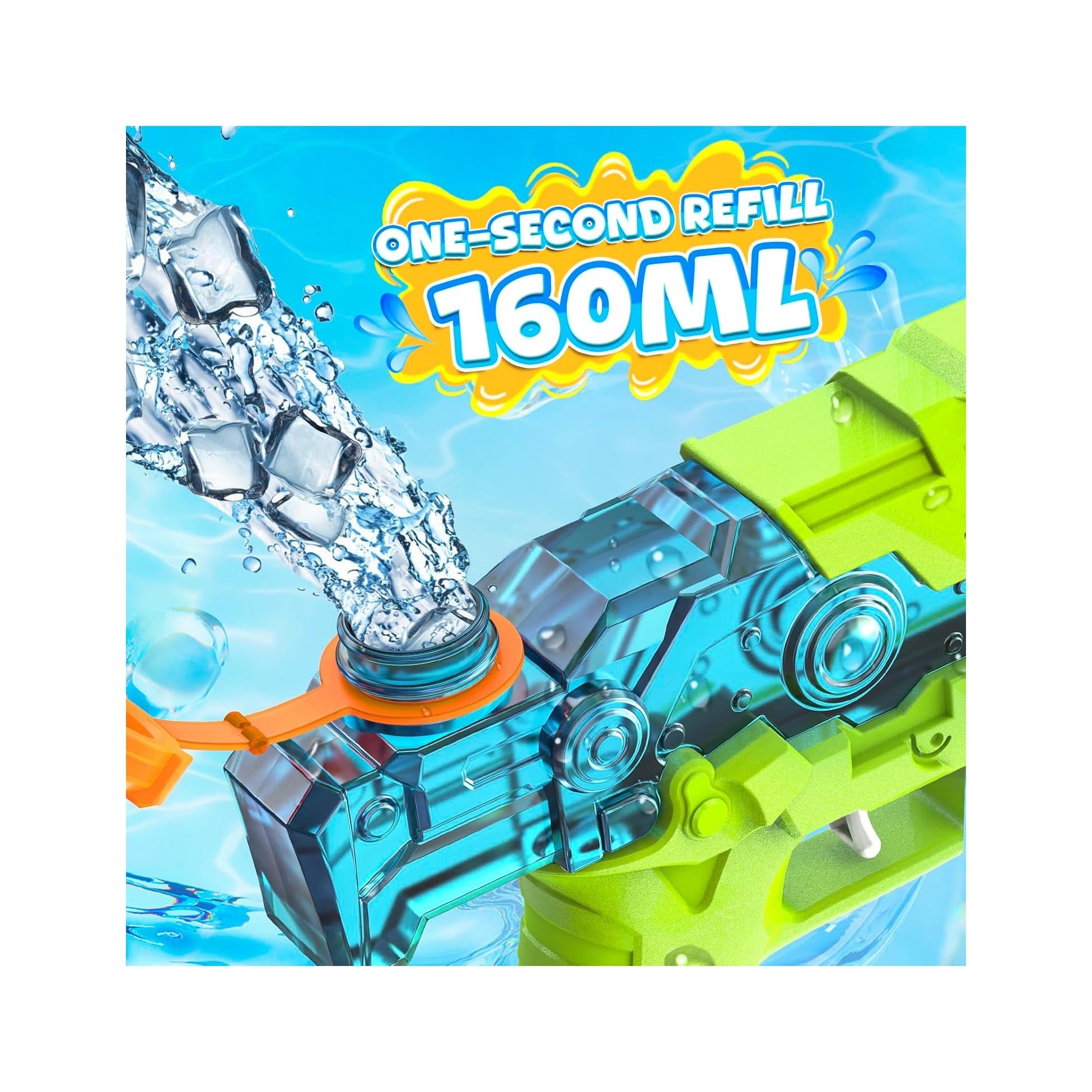 Water Guns for Kids, 2 Pack Mini Squirt Guns with Trigger Small Water Blaster Pistol Toys for Boys Girls Toddlers Summer Outdoor Yard Swimming Pool Beach Water Fighting Party Favors