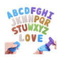 Alphabet ABC Learning Educational Toys - Textured Sensory Fidget Toys for Toddlers Kids - Educational Tools Suction Toy for Autsim - Preschool Learning Activity Easter Stocking Stuffers for Kids