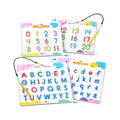 Magnetic Letter and Number Tracing Board Set, Double Sided Alphabet & Numbers Board for Toddlers, ABC Uppercase & Lowercase Practice, Math Learning, Preschool Educational Gift Toys for Kids