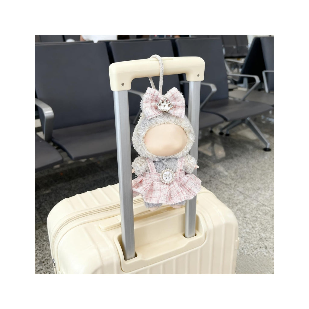 Clothes for LABUBU 17cm Doll (NO Doll), Outfit for LABUBU, Dress and Hairpin Set for LABUBU Dress Up, Fashion and Premium Dolls Accessories for LABUBU
