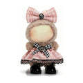 Clothes for LABUBU 17cm Doll (NO Doll)（NO Shoes, Outfit for LABUBU, Dress and Hairpin Set for LABUBU Dress Up, Fashion and Premium Dolls Accessories for LABUBU