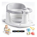 Baby Bath Seat for Babies 6 Months & Up, Temperature Alert Baby Bathtub Seat for Babies Sitting Up, Non-Slip Toddler Bath Chair, Ergonomic Backrest Infant & Newborn Bath Tub Seats with 3 Bath Toy