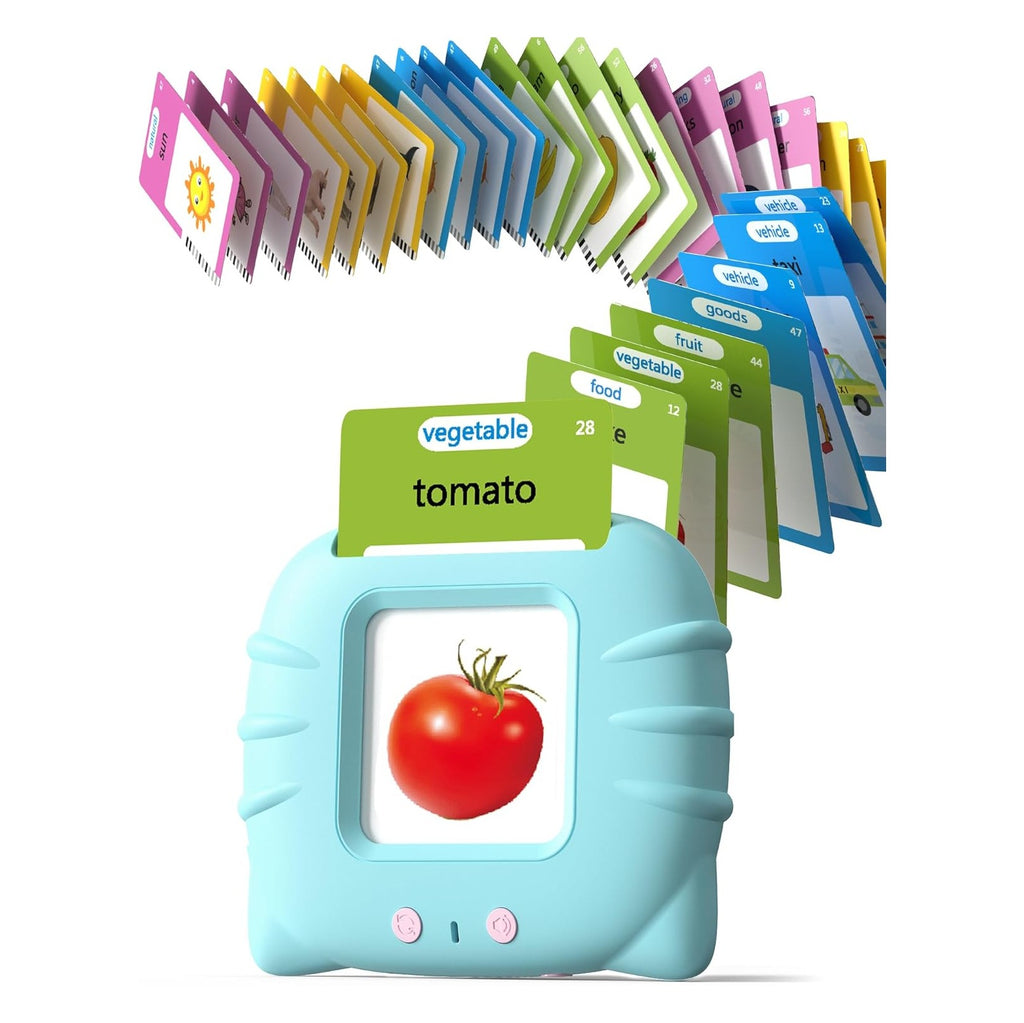 Talking Flash Cards for Toddlers Ages 1‑4,224 Words English Blue
