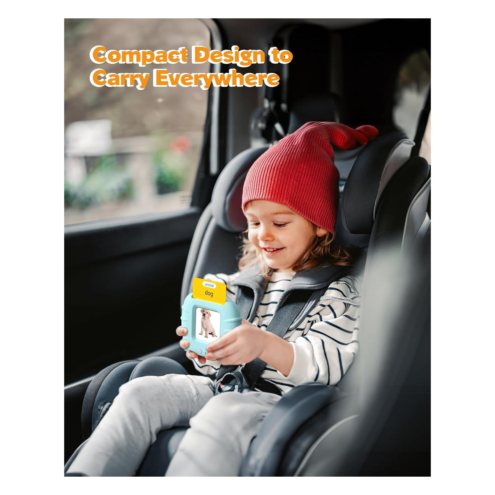 Talking Flash Cards for Toddlers Ages 1‑4,224 Words English Blue